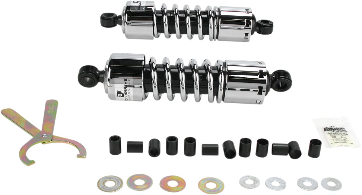 Set de DOS Amortiguadores  Progressive 11" Cruiser serie 412 Heavy Duty para Kawasaki Vulcan 1600
