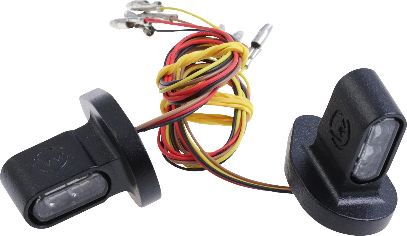 Set de DOS intermitentes trasero 3 en 1 con luz de freno y luz de posicion oncorporadas para Indian Scout