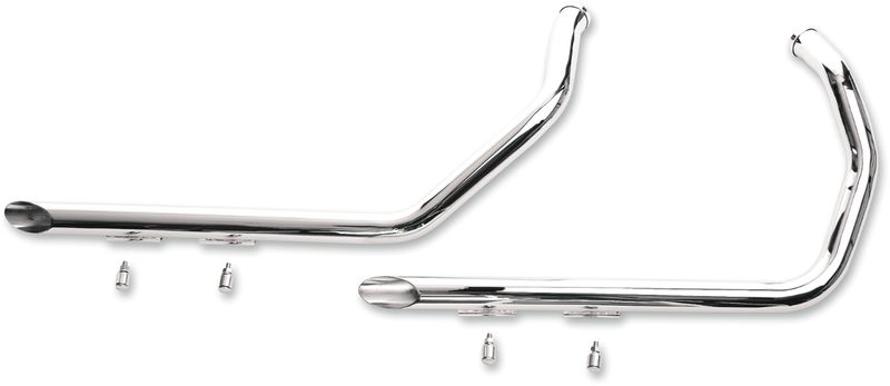 XL 04-13- Drag Pipes PAUGHCO dobles diseño Slash-Cut de 1-3/4"