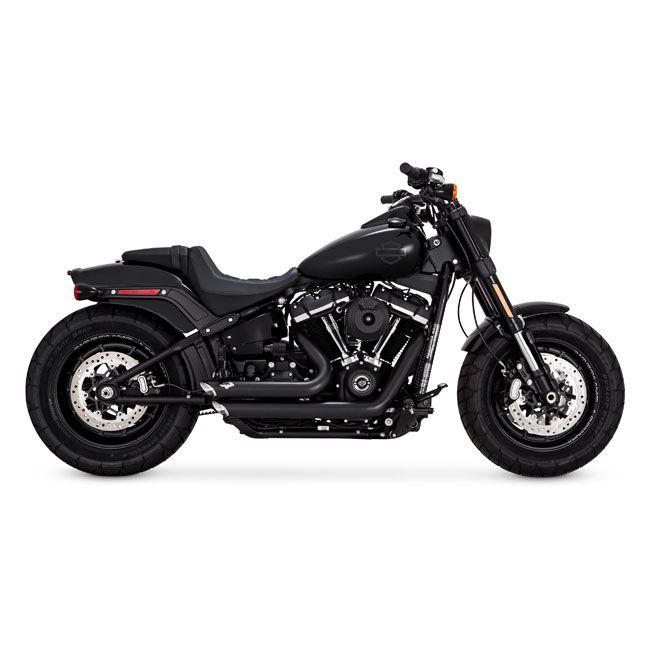 17-20 SOFTAIL- Escapes VANCE & HINES, SHORTSHOTS STAGGERED PCX EXHAUST Negros