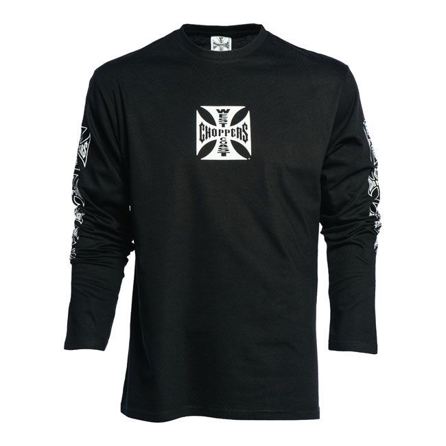 Camiseta manga larga West Coast Choppers OG CLASSIC LONG SLEEVE Negra