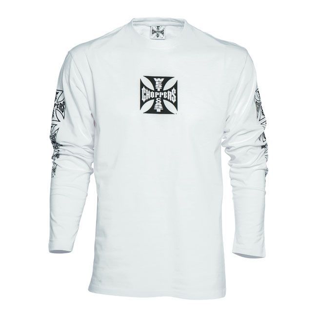 Camiseta manga larga West Coast Choppers OG CLASSIC LONG SLEEVE Blanca