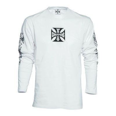 Camiseta manga larga West Coast Choppers OG CLASSIC LONG SLEEVE Blanca