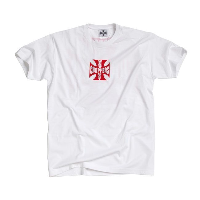 Camiseta West Coast Chopper WCC OG CLASSIC T-SHIRT Blanco y Rojo
