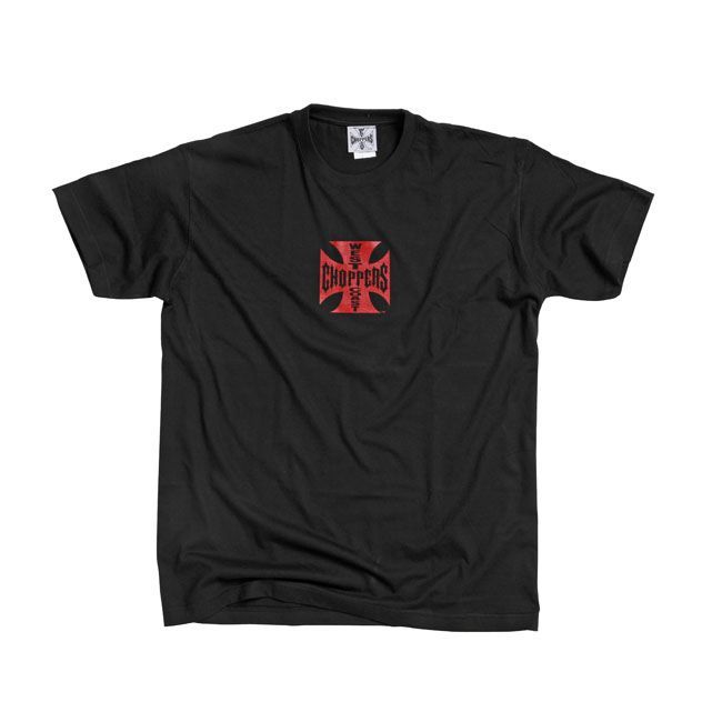 Camiseta West Coast Choppers WCC OG CLASSIC T-SHIRT Negro y Rojo