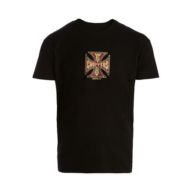 Camiseta West Coast Choppers WCC MOTORCYCLE CO. T-SHIRT Negra