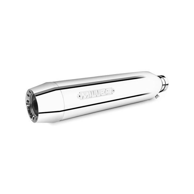 XL 04-13- Set de DOS Silenciadores HOMOLOGADOS MILLER, SILVERADO I SLIP-ON EXHAUST. EURO 3. POLISHED Cromados