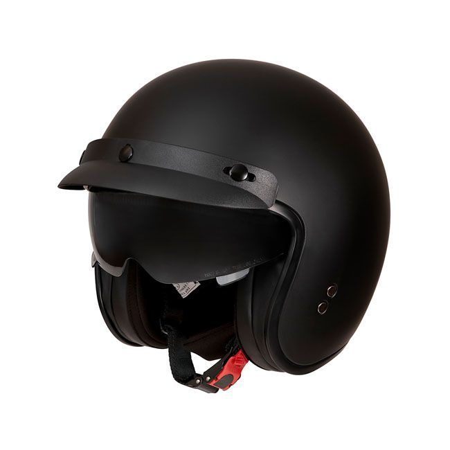 Casco CLAW Cruiser Jet helmet sunvisor con visera plegable negro