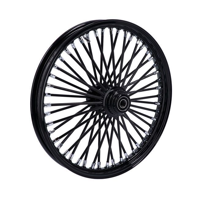 Llanta con radios universal MCS radial 48 fat spoke front wheel 2.15 x 21 SF negro