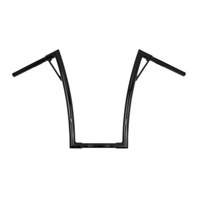 Manillar cuelga monos 1/1,4 Burly Louie bar, 48cm de alzada (19") Negro
