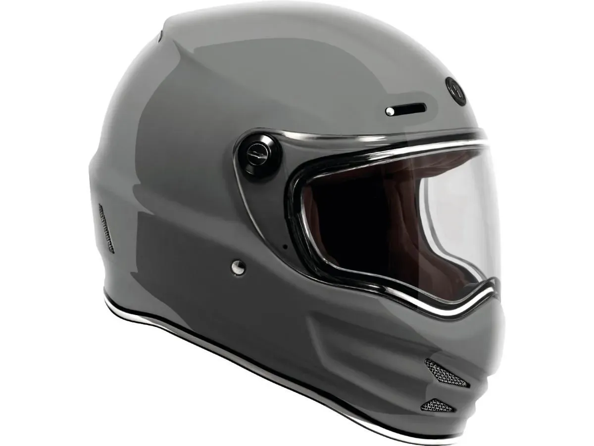 Casco Torc Helmets Pomona (T-9) Retro Full Face Nardo Gris