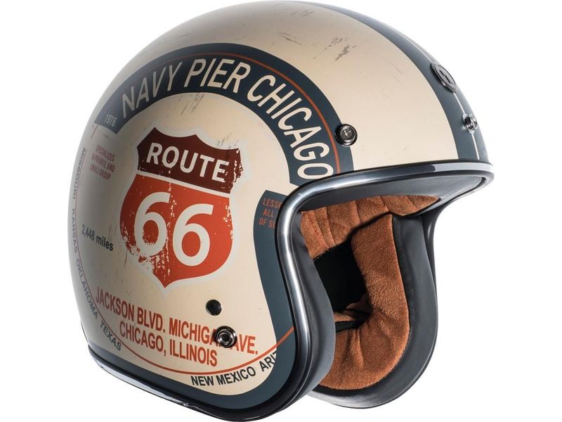 Caco Torc Helmets Del Mar (T-50) ECE Retro Open Face Pacific Coast Highway Graphic PCH