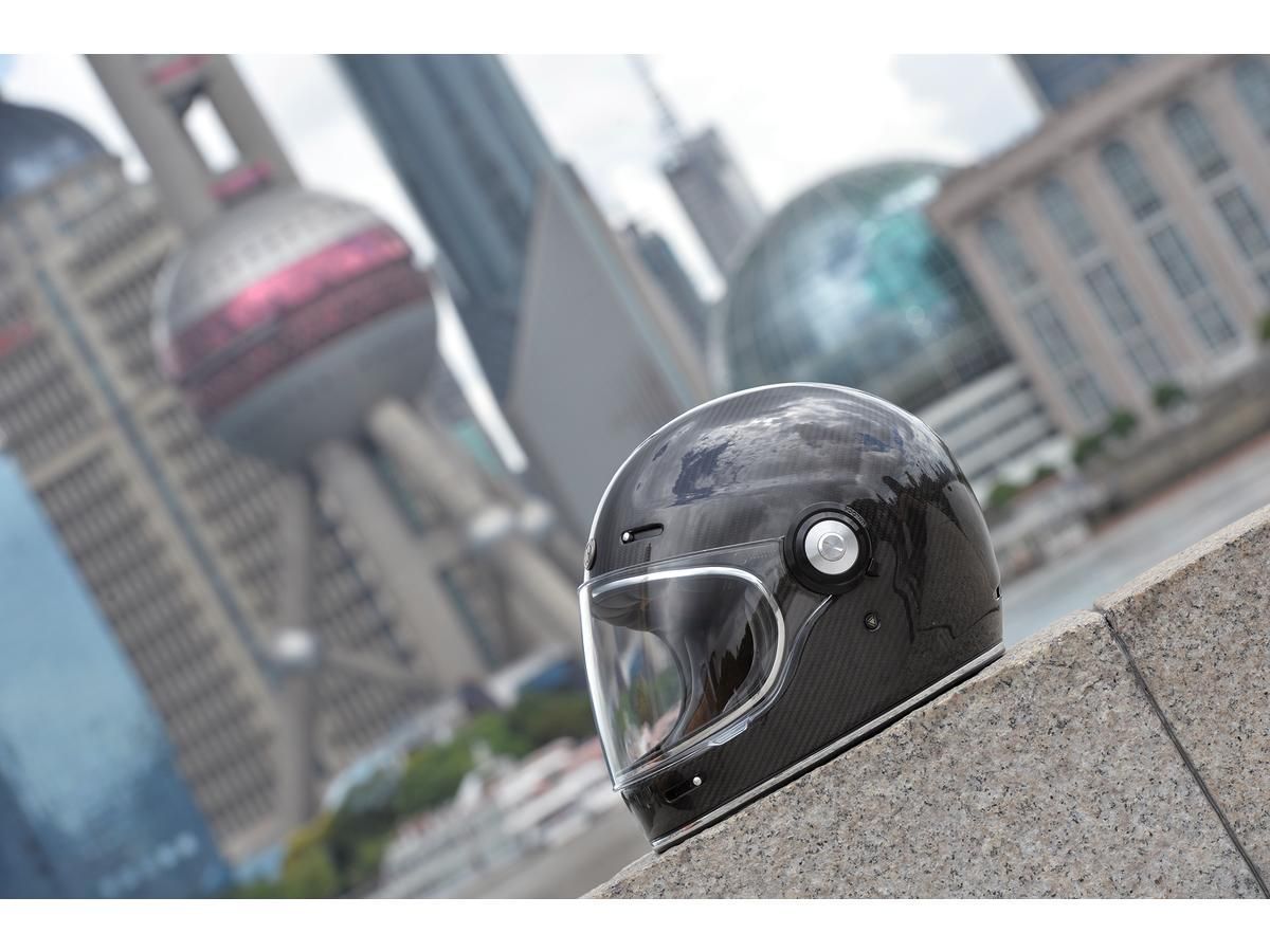 Casco Torc Helmets Newport (T-1) Retro Full Face Gloss Black