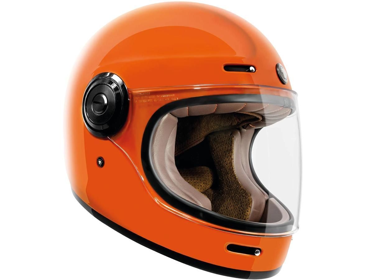 Casco Torc Helmets Newport (T-1) Retro Full Face Orange Gloss