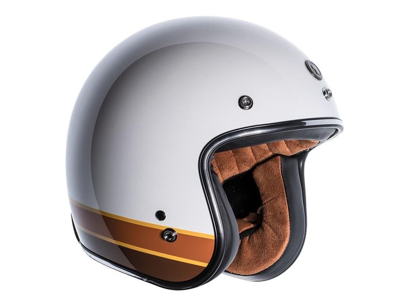 Casco Torc Helmets T-50 Iso Bars Open Face White Iso Bars