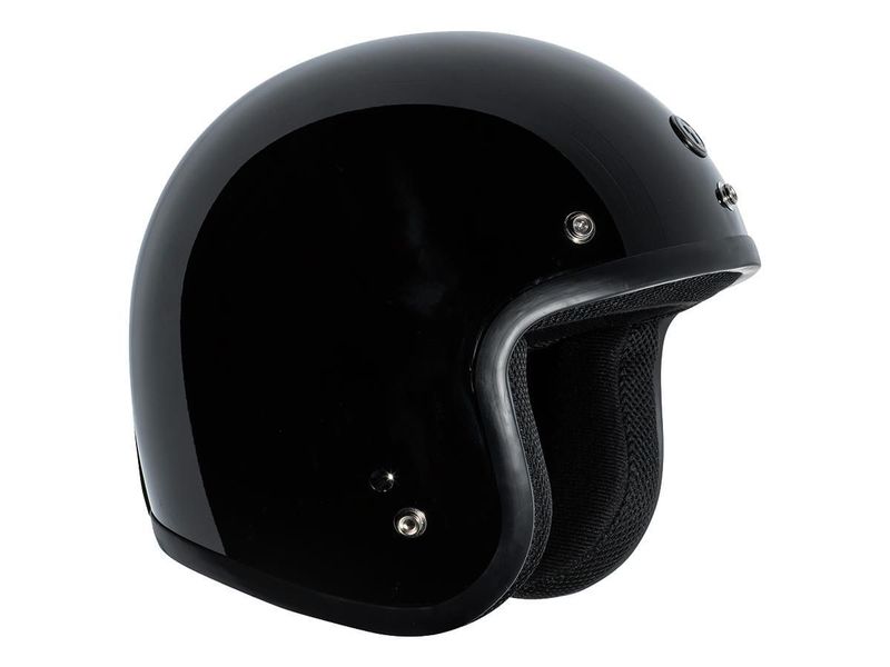 Casco Torc Helmets T50C Classic DOT Open Face Gloss Black