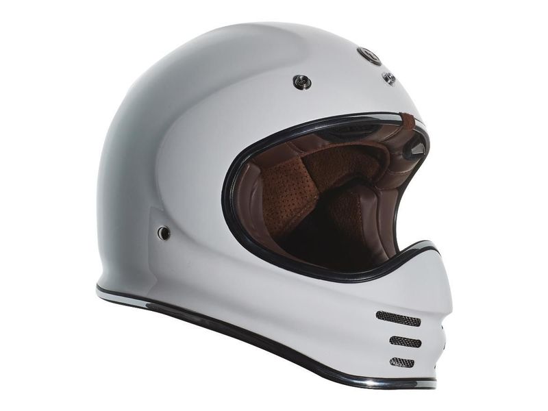Casco Torc Helmets Baja (T-3) Retro  Gloss White