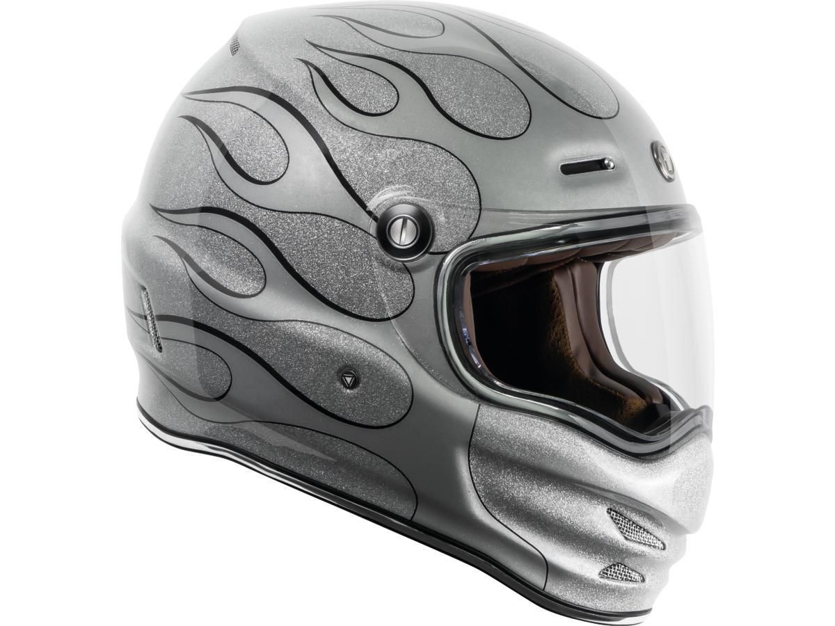 Casco Torc Helmets Pomona (T-9) Retro Full Face Blaze