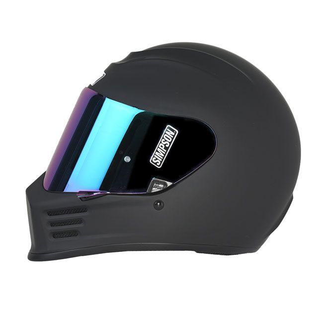 Casco Integral Simpson Speed helmet Negro Mate