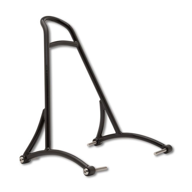 96-03 XL- Burly sissy bar. 13" Negro sin respaldo