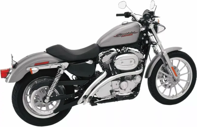 07-13 XL- Escapes BASSANI XHAUST Radial Sweeper Cromados para Sportster