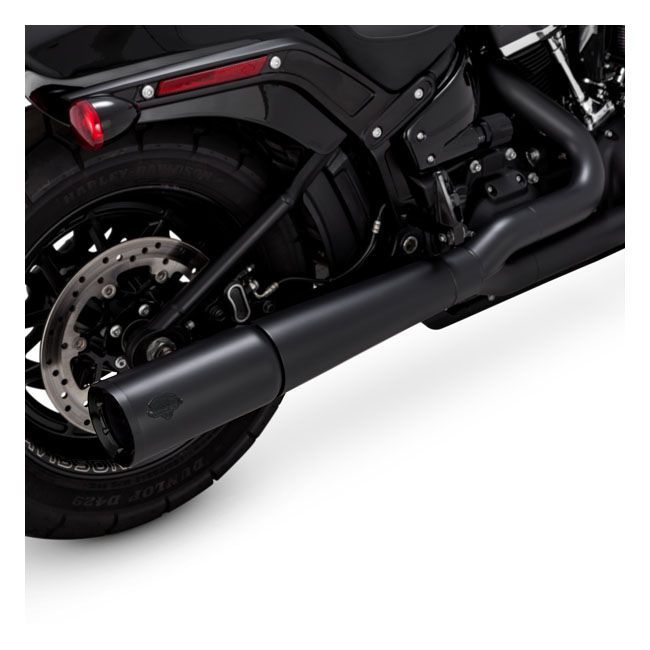 18-24 Softail- Escapes Vance & Hines, 2-1 Pro Pipe PCX Negro mate
