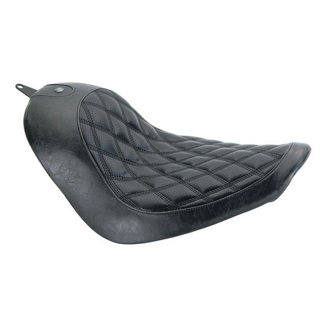 06-24 Softail- Asiento individual rombos  Roland Sands Design, Boss solo seat Negro
