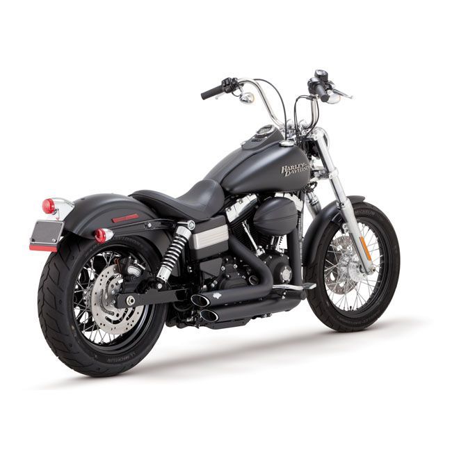 12-17 DYNA- Escapes Vance & Hines, Short shots staggered Negros