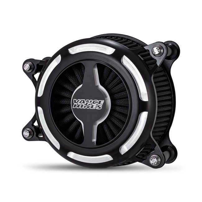 99-17 DYNA- Filtro de aire Vance & Hines V&H, VO2 Blade air cleaner kit. Contrast Cut matte black