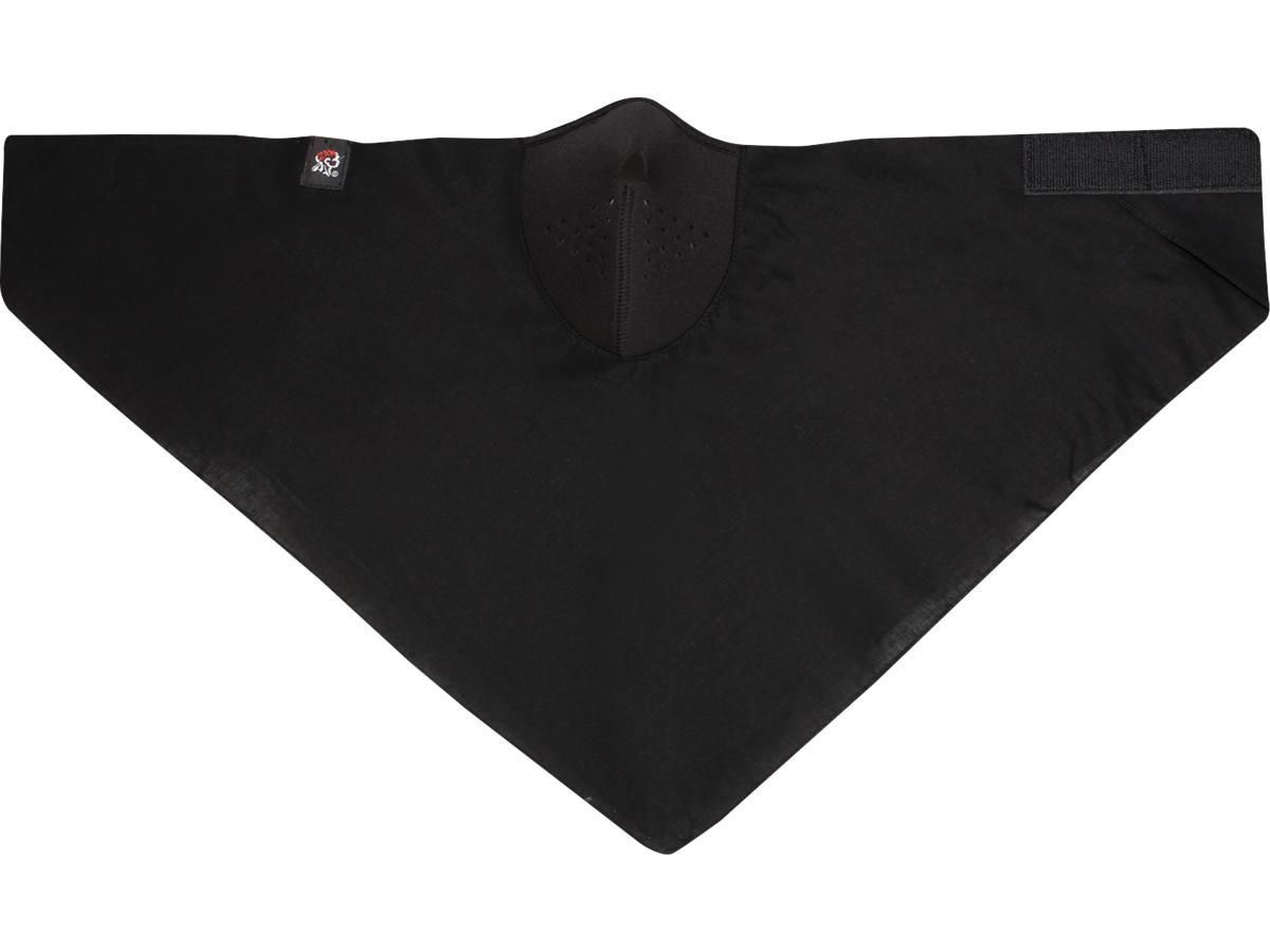 Máscara pasamontañas Neopreno con cubre cuello largo Negro para moto