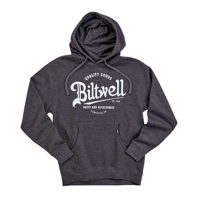 Sudadera con capucha Biltwell Quality goods pullover hoodie black
