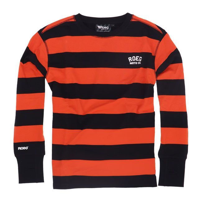 Sudadera Roeg Ricky jersey Naranja y negro