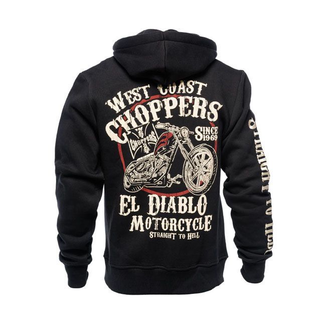 Sudadera con capucha y cremallera El Diablo zip hoodie