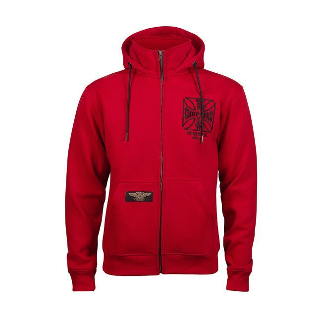 Sudadera con capucha y cremallera Og Atx Zip hoodie roja