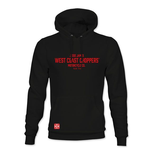 Sudadera con capucha West Coast Choppers Austin hoodie negra