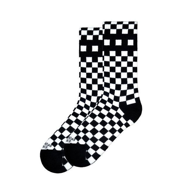 Calcetines American Socks Mid high Checkerboard