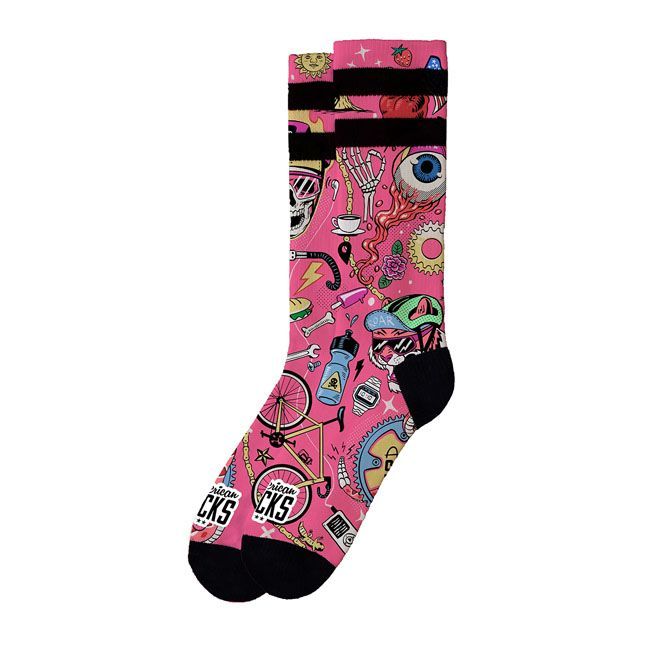 Calcetines American Socks Cycling Beast Signature