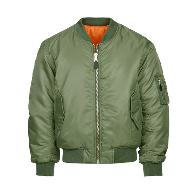 CHAQUETA AVIADOR MA-1 BOMBER FLIGHT JACKET VERDE