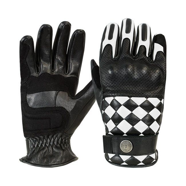 Guantes John Doe Tracker Race gloves Blanco y Negro