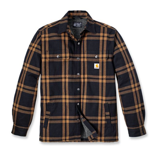 Camisa con forro polar interior Carhartt Roane Hooded Shirt Jac
