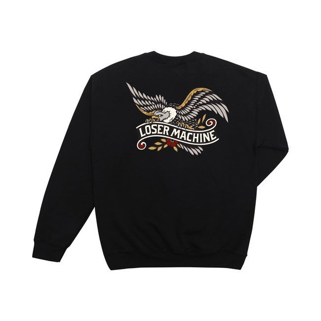 Sudadera Loser Machine Glory Bound sweatshirt negra