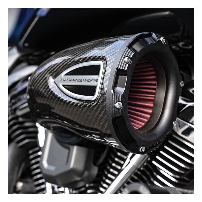 18-24 Softail- Filtro de aire Performance Machine PM, C4 Series Air Cleaner