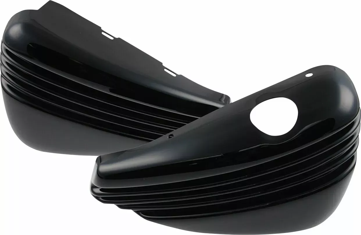 04-13 XL- tapas lateralles Bobber Cult Werk Negro brillo
