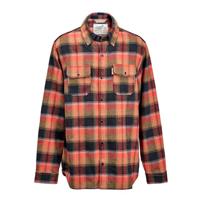 Camisa gruesa Biltwell Hi Test Flannel shirt rust