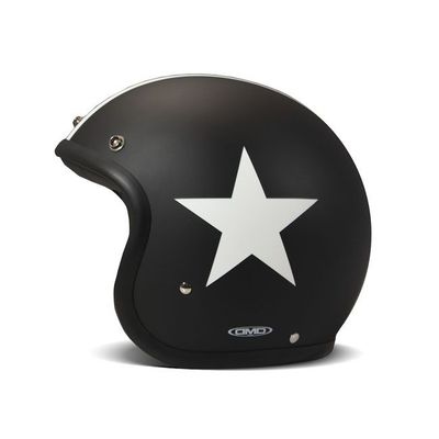 CASCO DMD RETRO ESTRELLA STAR MATTE BLACK CASCO DMD RETRO ESTRELLA STAR MATTE BLACK