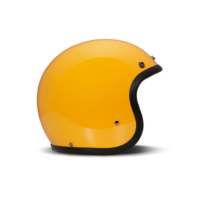 Casco DMD Retro Yellow Amarillo