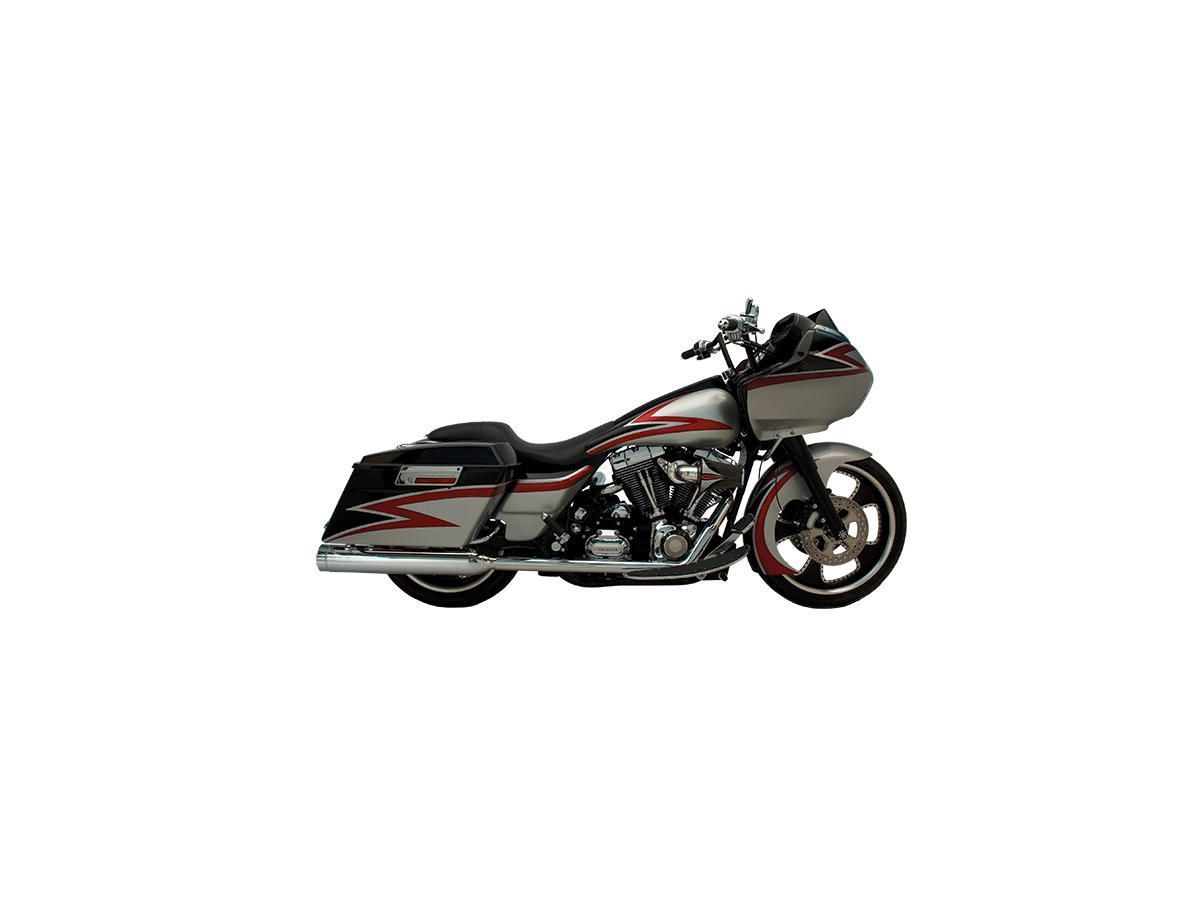 17-23 Touring- Silenciadores Supertrapp 4" Stout Slip-On Muffler Cromados