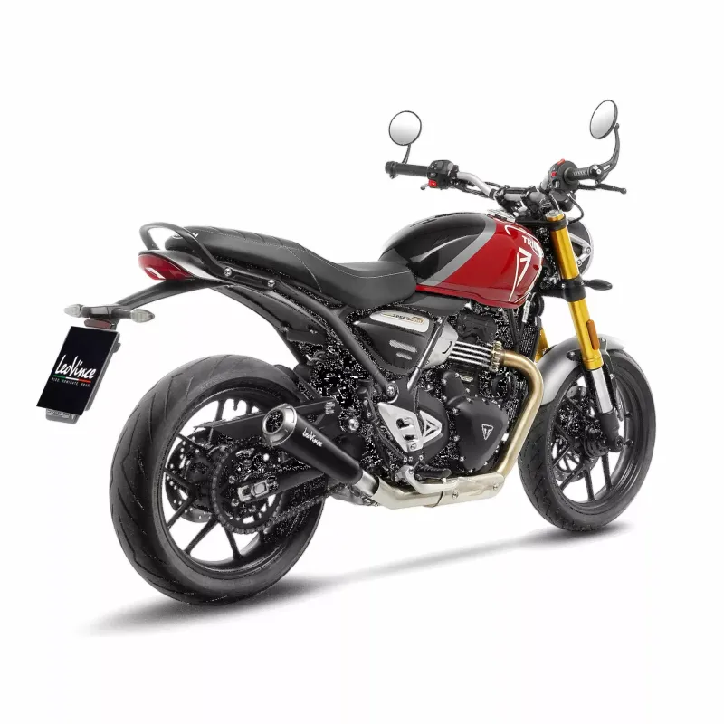 Silenciador Slip On Leo Vince GP One para Triumph Scrambler 400X 2024