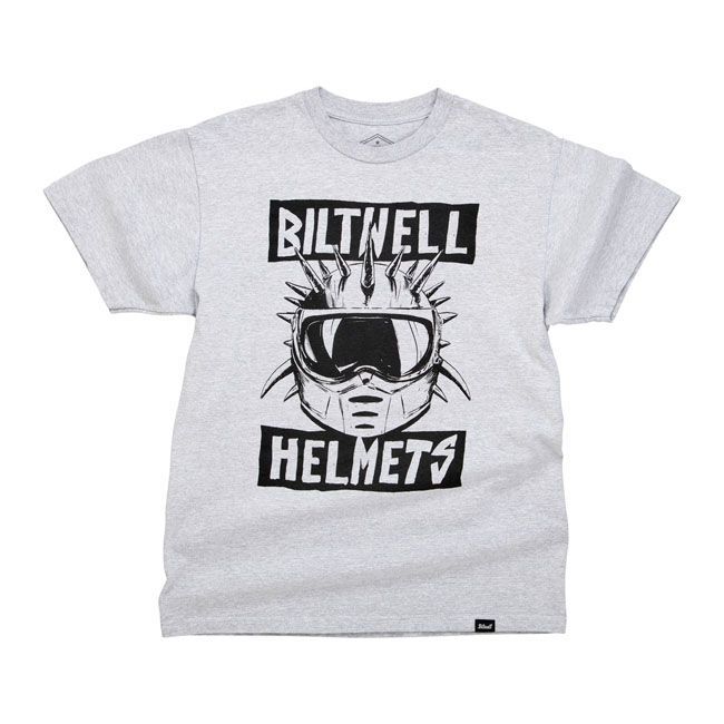 Camiseta Biltwell Corrosion gris claro