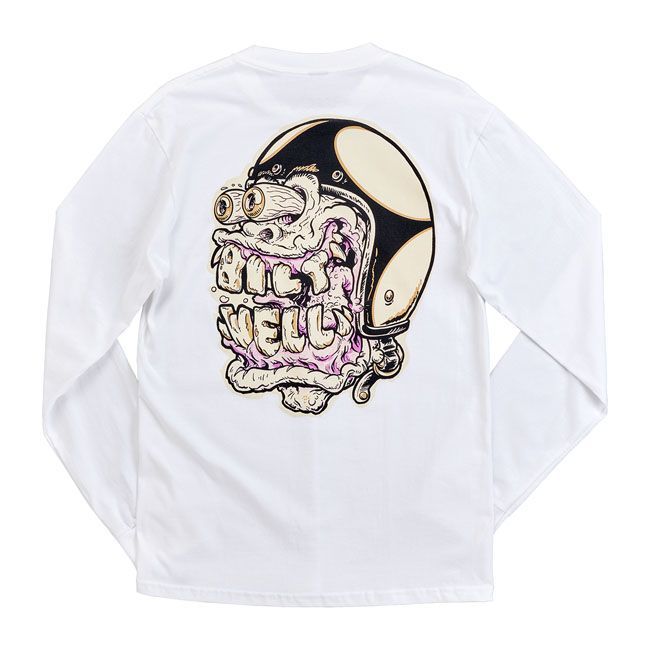 Camiseta manga larga Biltwell Decay long sleeve white